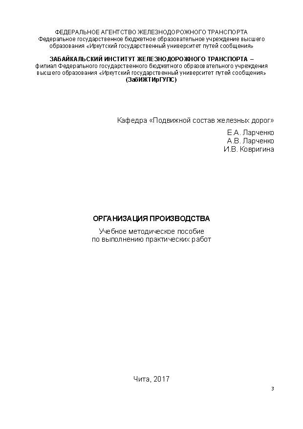 Организация производства