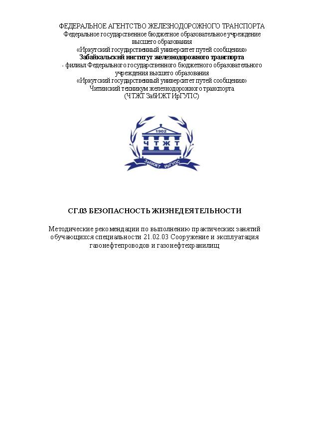 СГ.03 Безопасность жизнедеятельности (СПО)